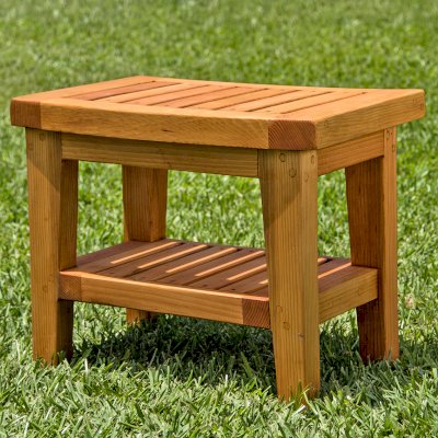 Ari's Little Bench (Options: 24 in L, Douglas-fir, Transparent Premium Sealant).