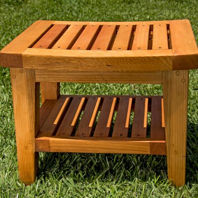 Ari's Little Bench (Options: 24 in L, Douglas-fir, Transparent Premium Sealant).