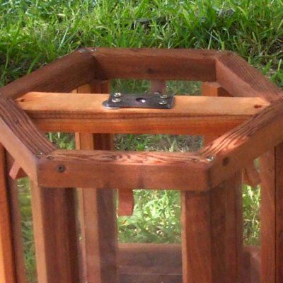 TO FILL, JUST REMOVE THE ROOF: Aviary Oasis Bird Feeders (Options: Old-Growth Redwood, XW Roof Eaves, Transparent Premium Sealant)