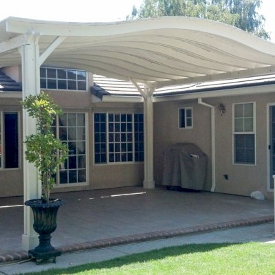 Backyard Pavilion Kits (Options: 22' x 20', Douglas-fir, No Electrical Wiring Trim, 4-Post Anchor Kit for Stone, No Ceiling Fan Base, No Privacy Panels, No Curtain Rods, 10 ft Post Height, Custom Color). 