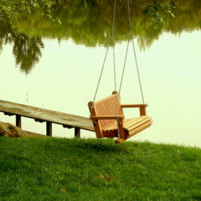 Bench Swings (Seats Only) (Options: Standard Garden Bench, Mature Redwood, Classic Seat Design, No Engraving, All Tree Hanging Hardware, Transparent Premium Sealant).