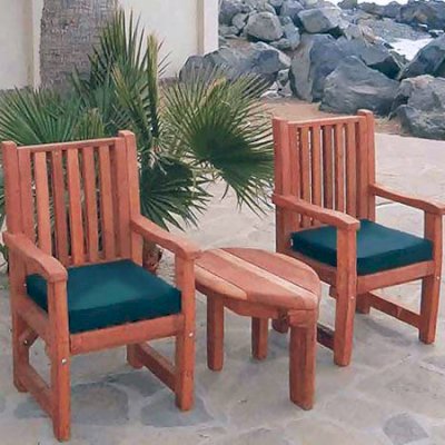 We make custom Chair Cushions to fit using any Sunbrella brand fabric. To choose a fabric please go to: www.outdoorfabriccentral.com.