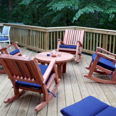 We make custom Chair Cushions to fit using any Sunbrella brand fabric. To choose a fabric please go to: www.outdoorfabriccentral.com.