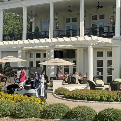 Custom Garden Pergola. Pergolas Installed in a Country Club in North Carolina.