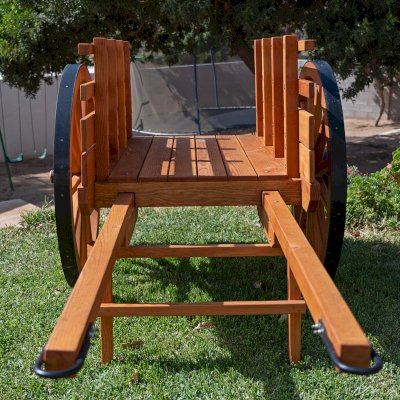 La Carreta, Authentic 19th Century Wood Cart (Options: Douglas-fir, Transparent Premium Sealant).