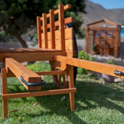 La Carreta, Authentic 19th Century Wood Cart (Options: Douglas-fir, Transparent Premium Sealant).