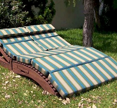 Lounger Cushions (Options: Double, Penny's, 4 inches Thicknes, Five Sections, Custom Color).
