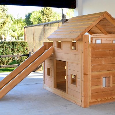 Playhouse Beds (Options: Douglas-fir, Transparent Premium Sealant). 