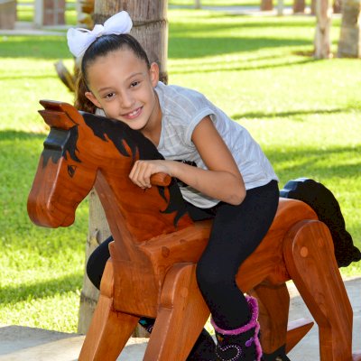 Rocking Horses (Options: Old-Growth Redwood, Transparent Premium Sealant).