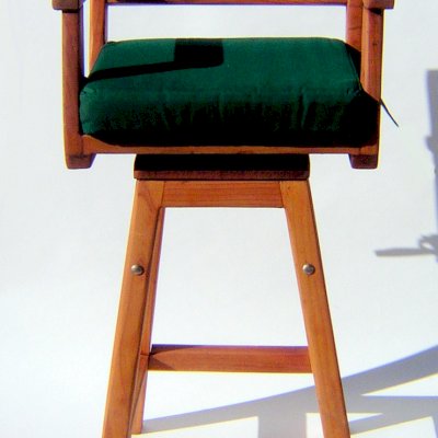 Stool Cushions (Options: Captain's Chair, Forest Green).