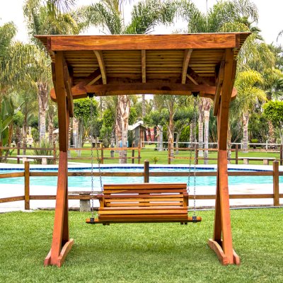 Summerbreeze Swing Sets (Options: Standard Bench, Redwood, Ensenada Seat Style, Transparent Premium Sealant).