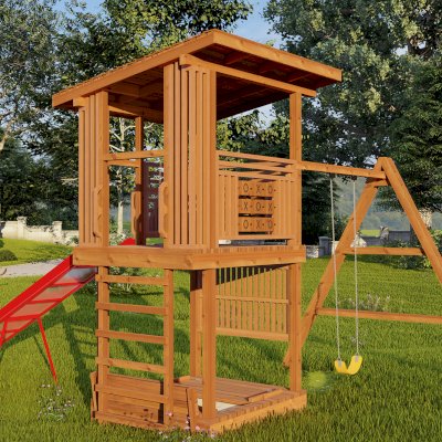 Render of a Tower Jungle Gym.