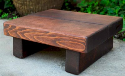 Tiny Wood Foot Stool