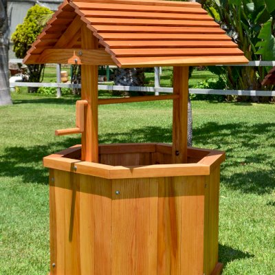 Wishing Wells (Options: Large 32", Douglas-fir, Transparent Premium Sealant).