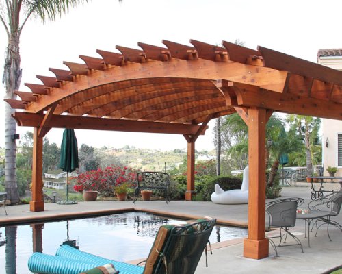Custom Designed Patio Furniture and Shade Structures with White Glove Installation