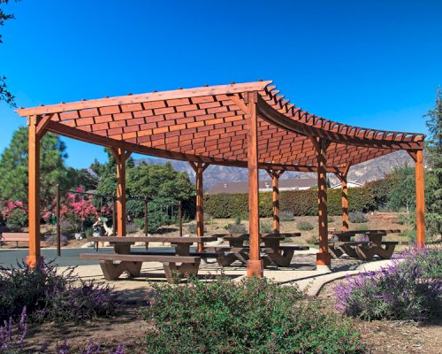 Fan Shaped Corner Pergola Kit