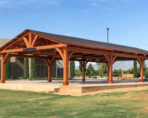 Watch a Huge Custom-Designed Pavilion Go Up in El Paso, Texas