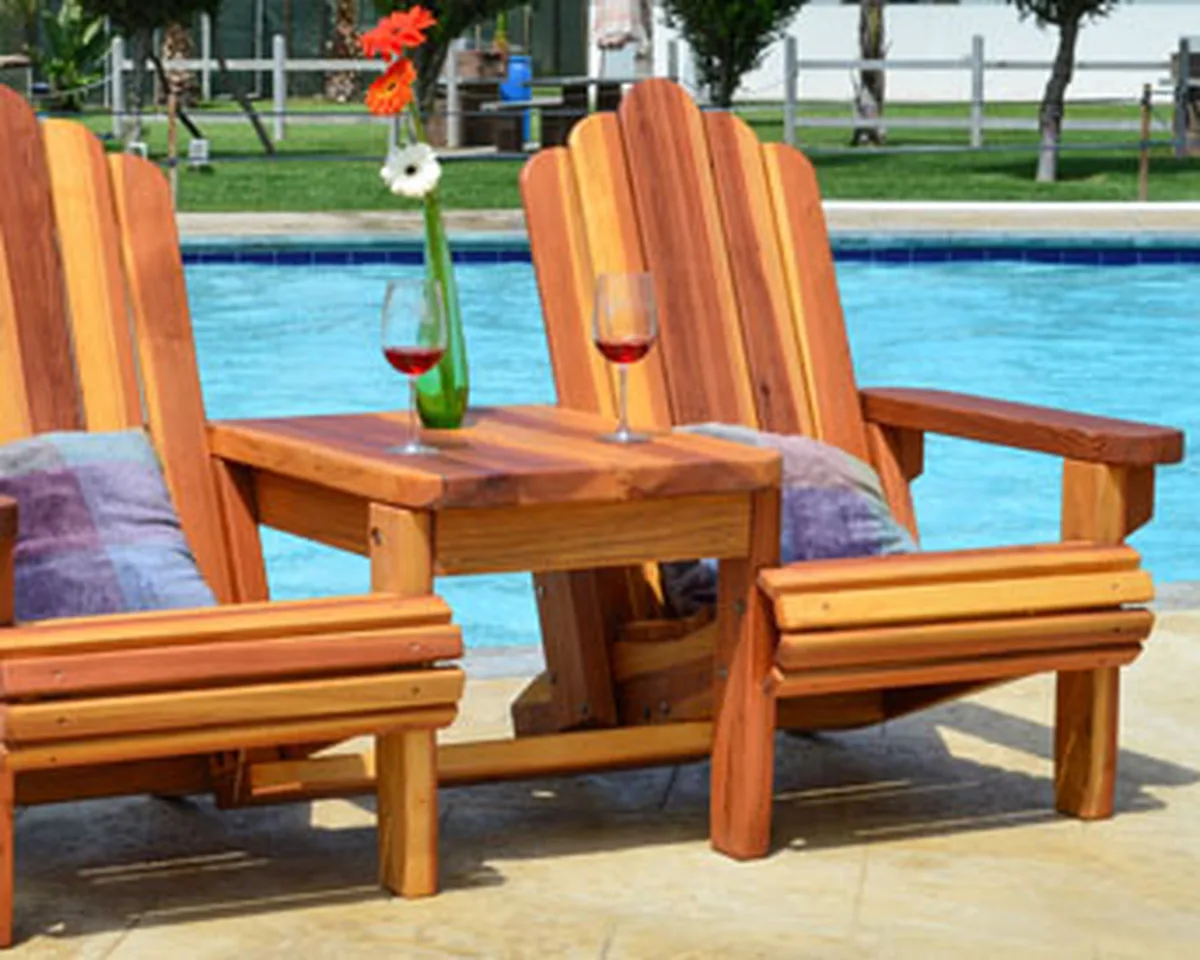 Adirondack Vignette Settee