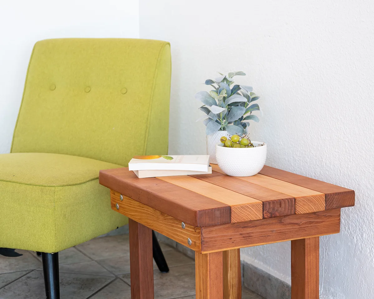 Ashley's Multi Colored Wood Table