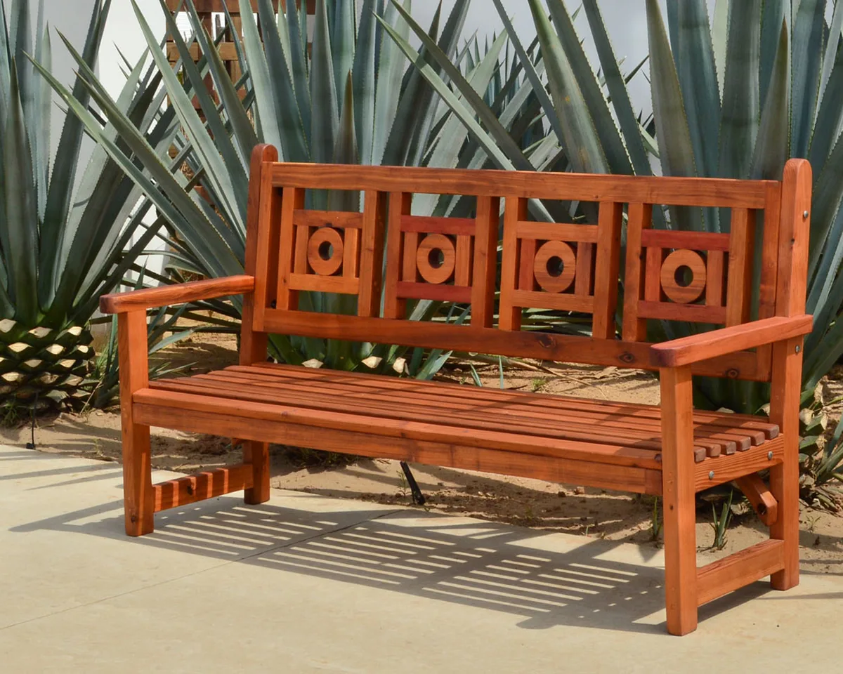 Caneel Bay Garden Bench