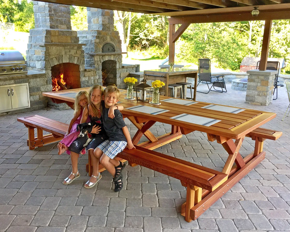 Chris's Picnic Table (Attached Benches)
