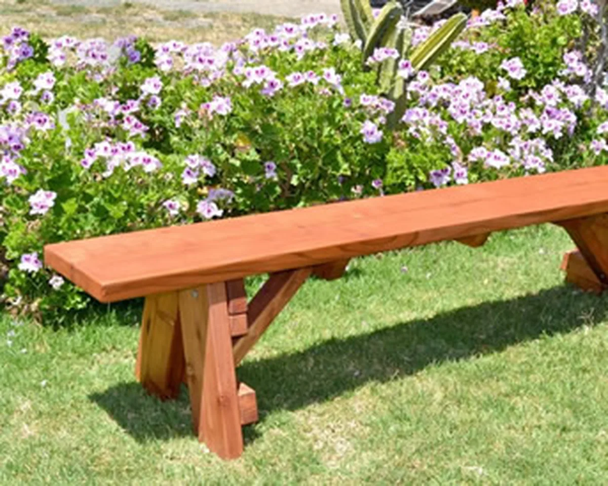 Classic Wooden Picnic Bench
