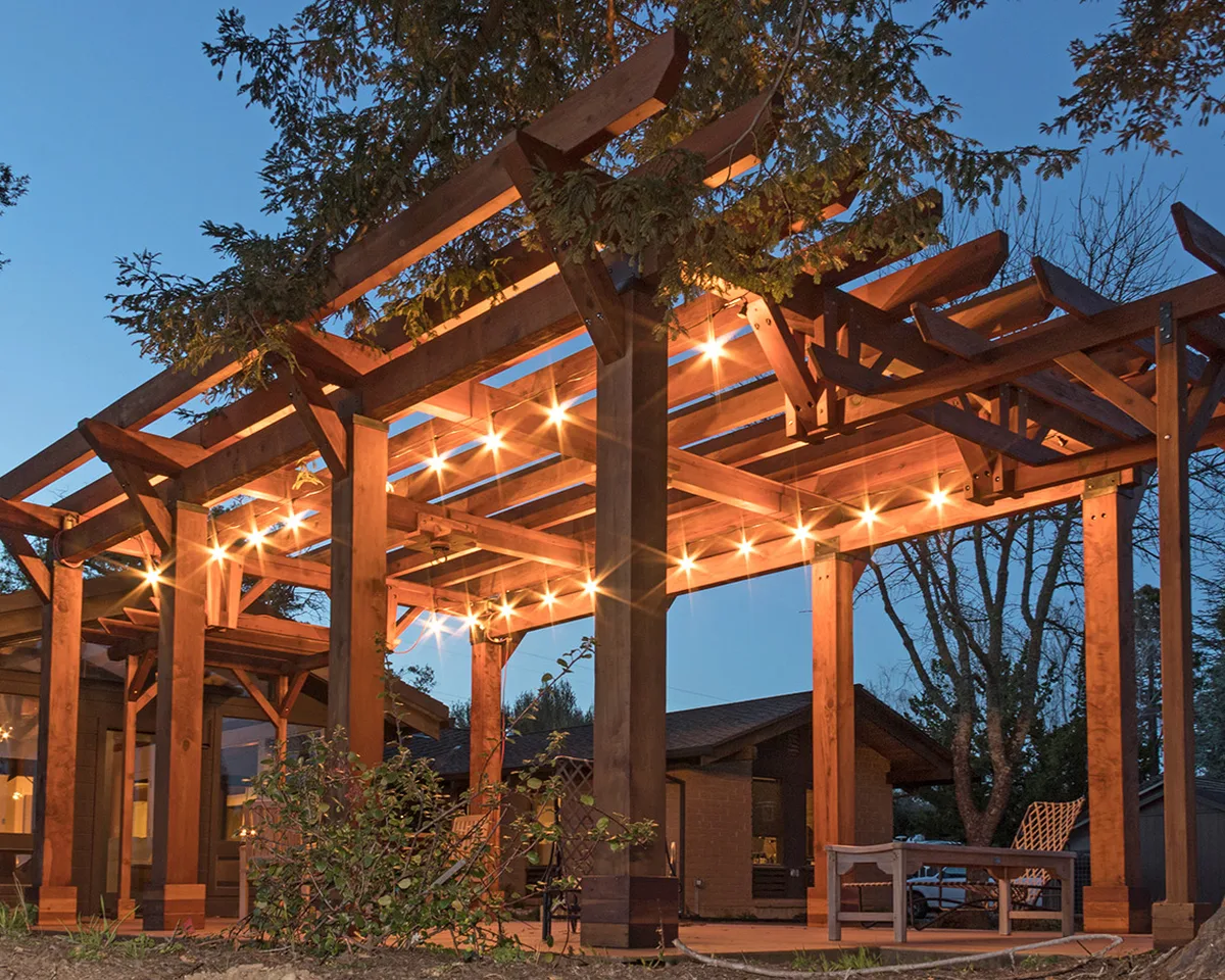 Custom Wooden Pergola