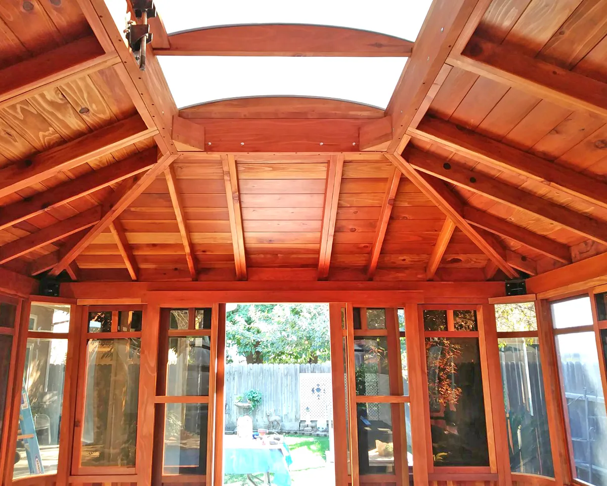 DIY Wood Gazebo