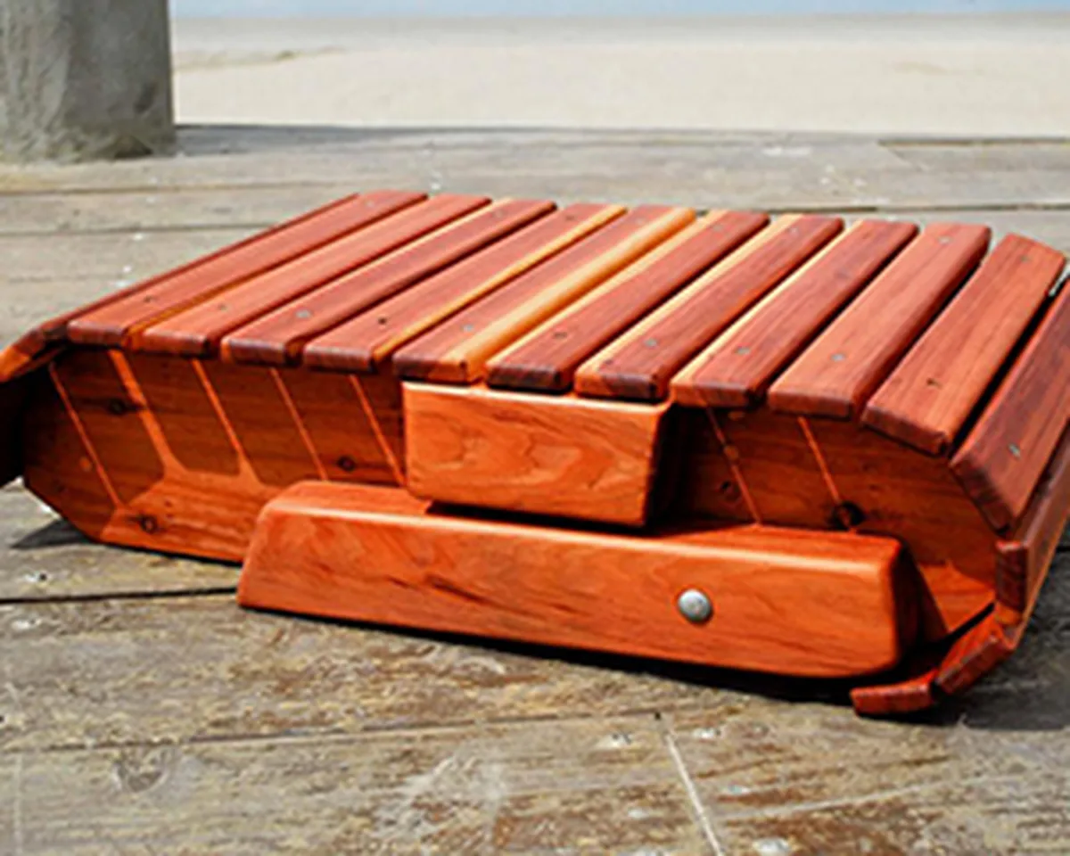 Folding Adirondack Ottoman