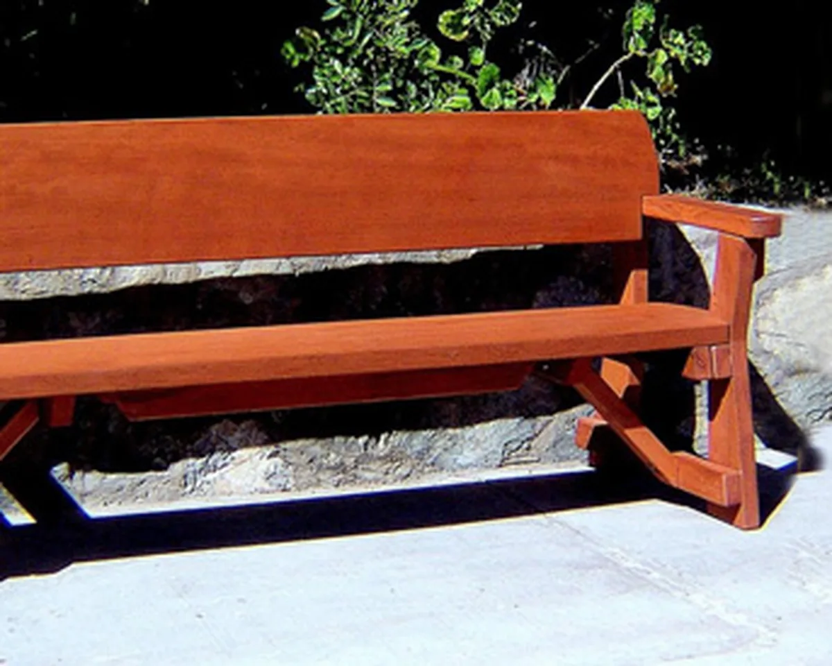 Heritage Redwood Bench