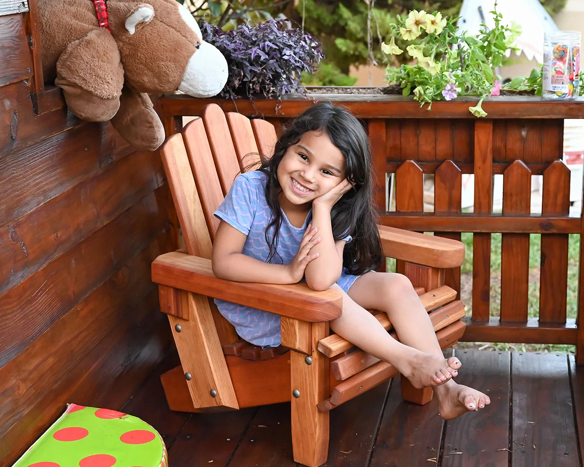 Kid's Wooden Adirondack Chair