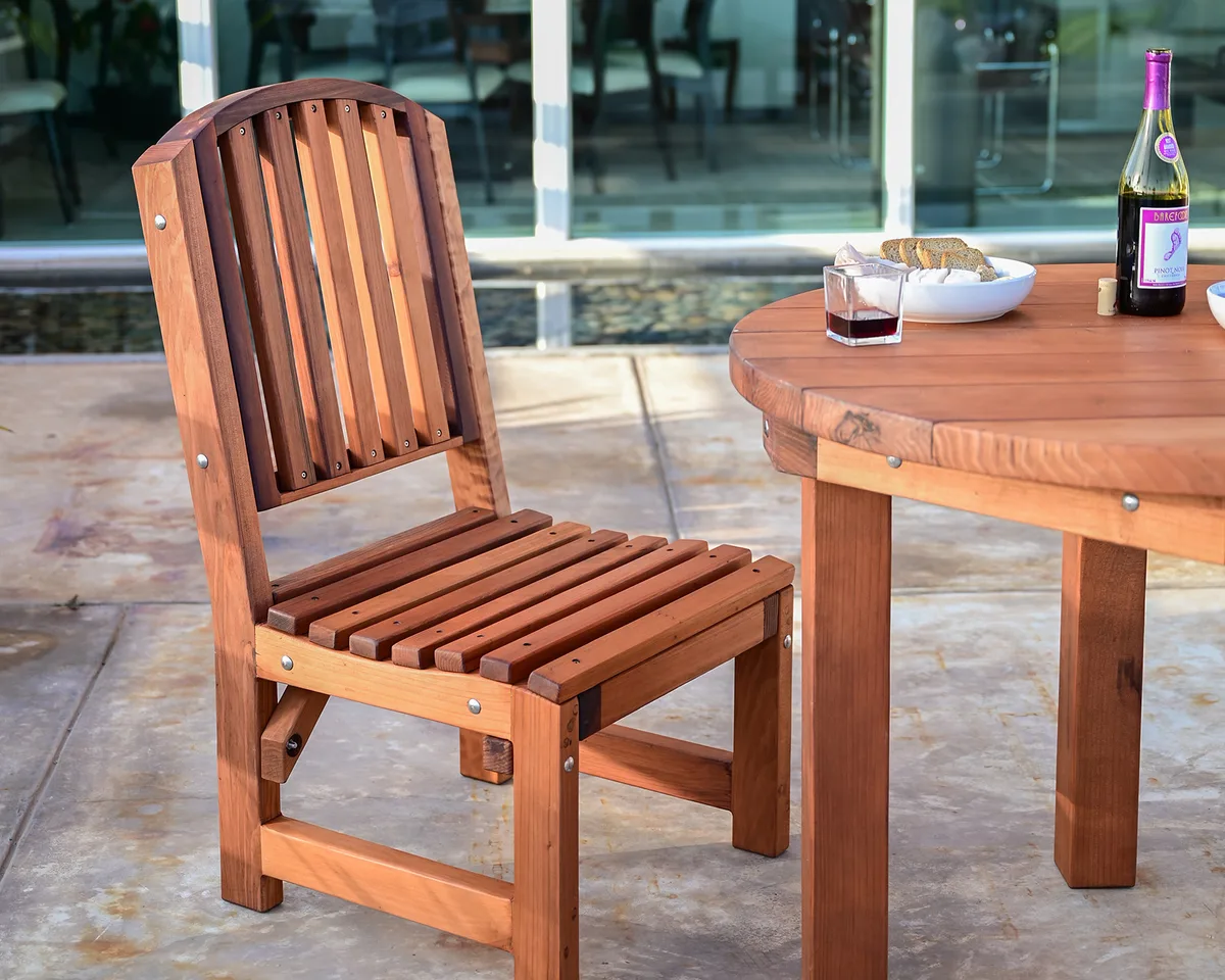 Luna Arch Back Wooden Chair