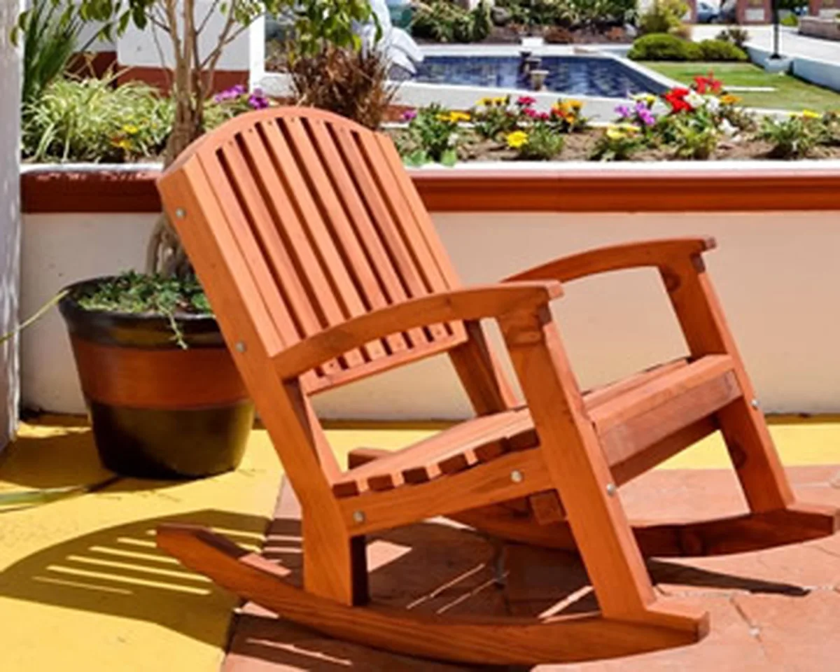 Luna Wood Rocking Chair