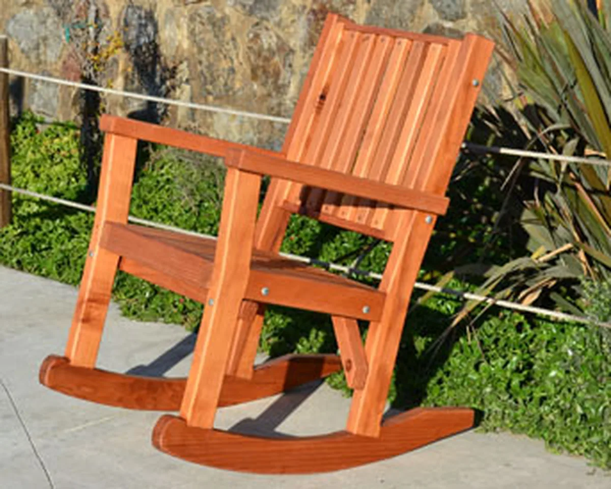 Massive Wooden Rocking Chair