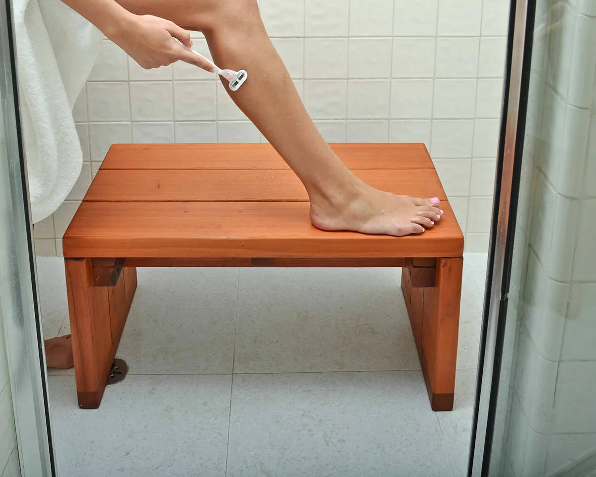 Maynard Wood Shower Bench
