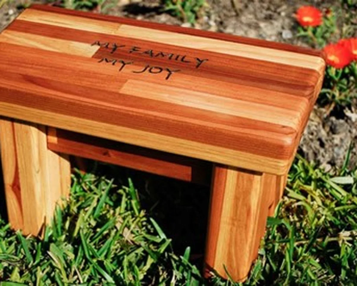 Mini Wooden Foot Stool