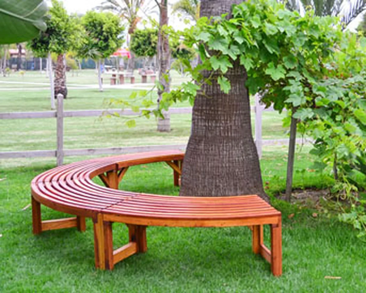 Miramar Half Circle Tree Bench