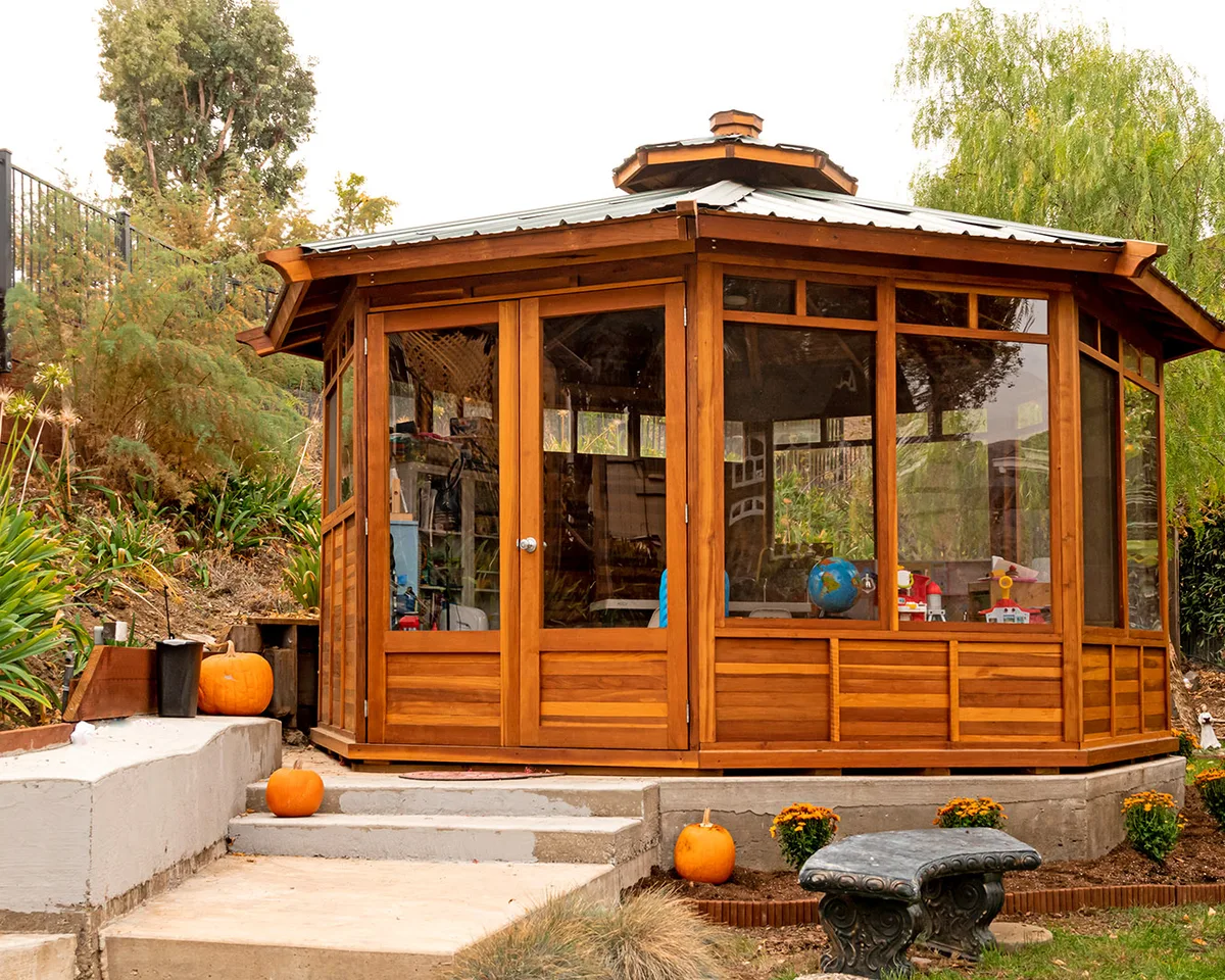 Octagonal Sunroom Gazebo