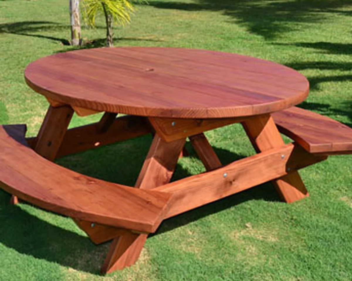 Oval Picnic Table