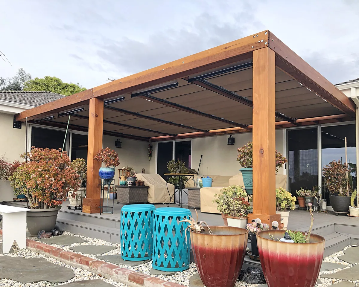 Retractable Canopy Pergola