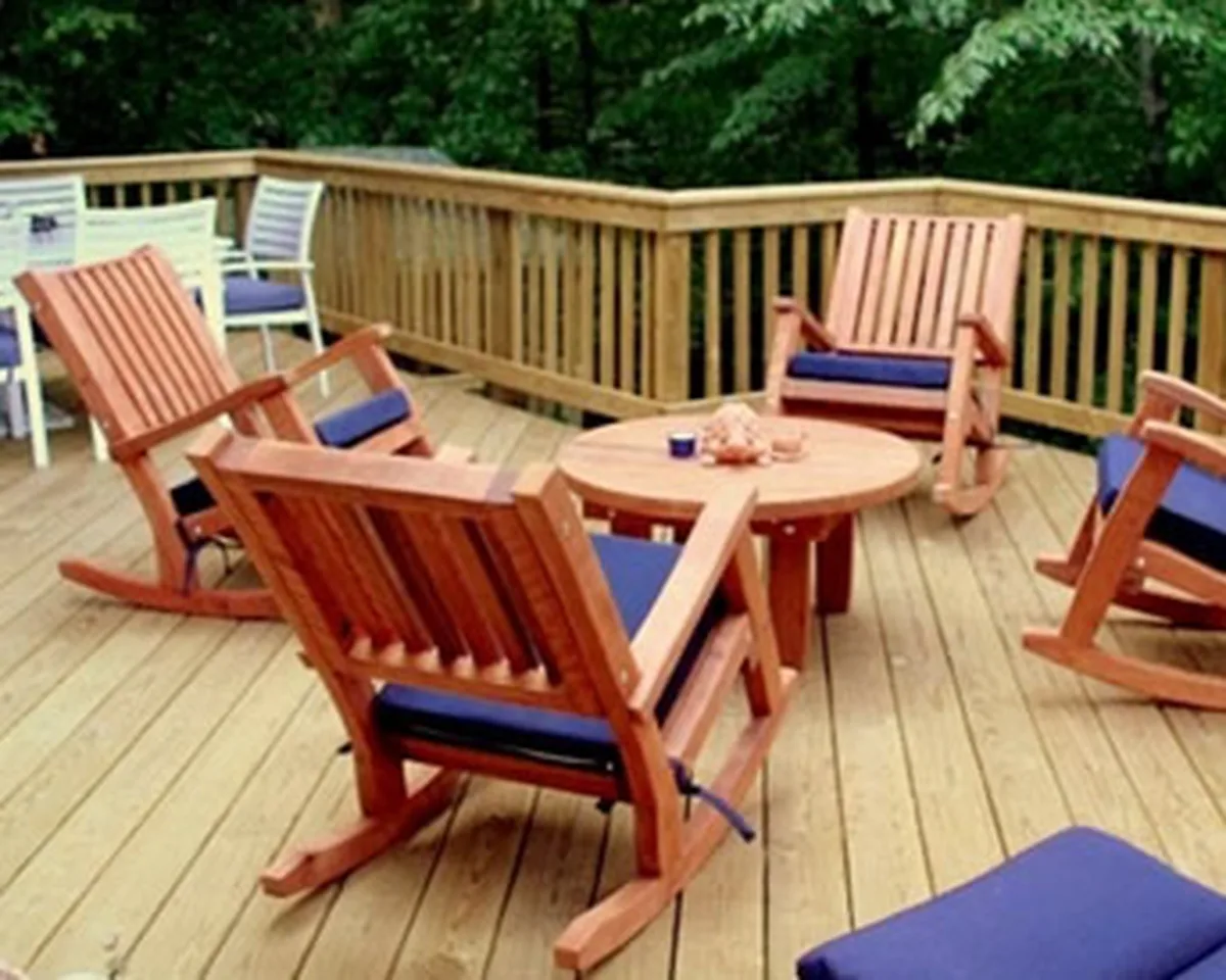 Ruth Redwood Rocker