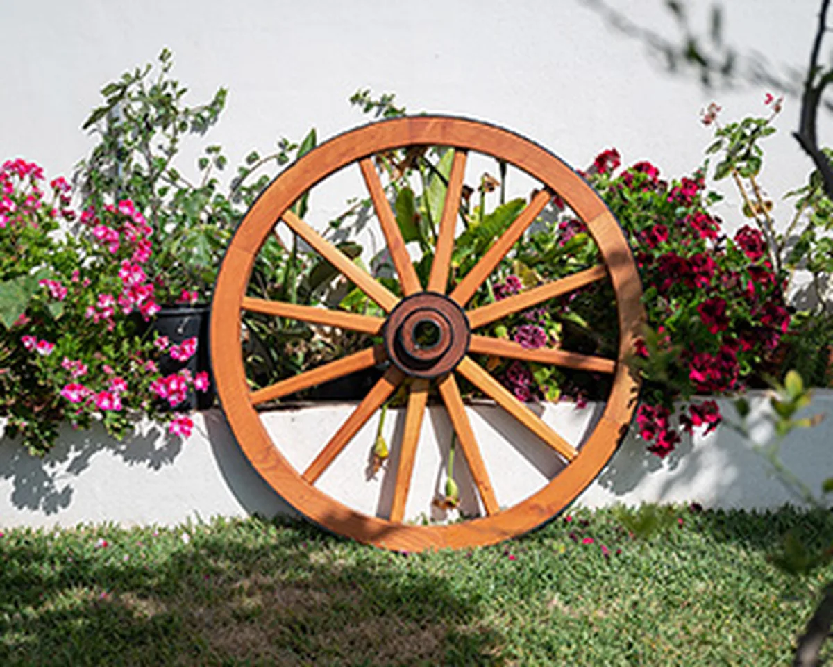 19th Century Wild West Wagon Wheel