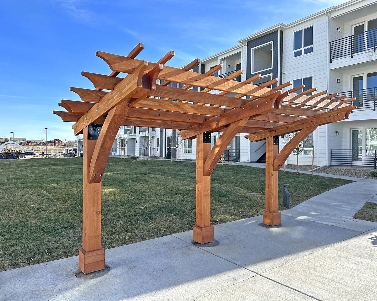Cantilevered Pergola