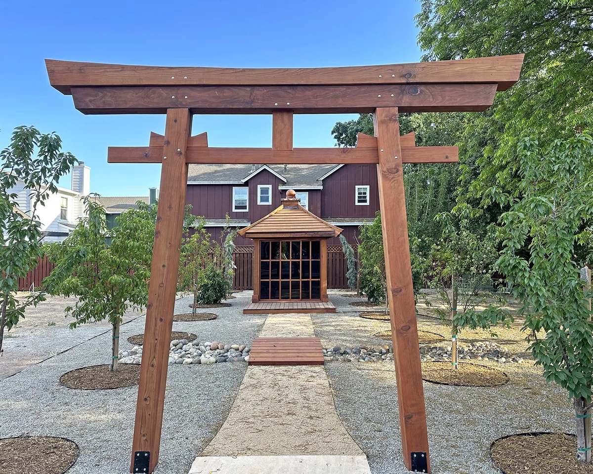 Forever Redwood Torii Gate