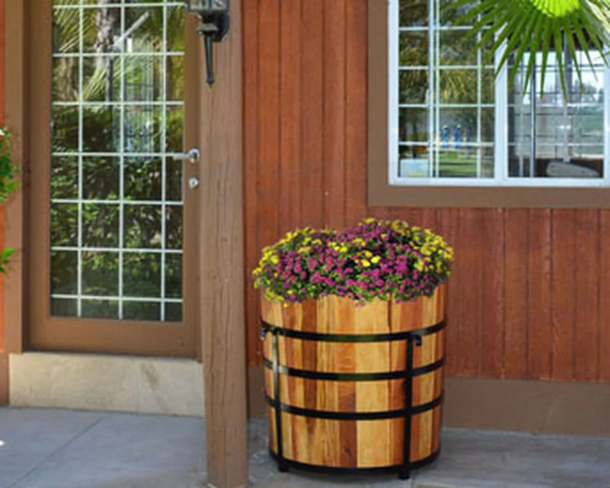 Half Barrel Planters