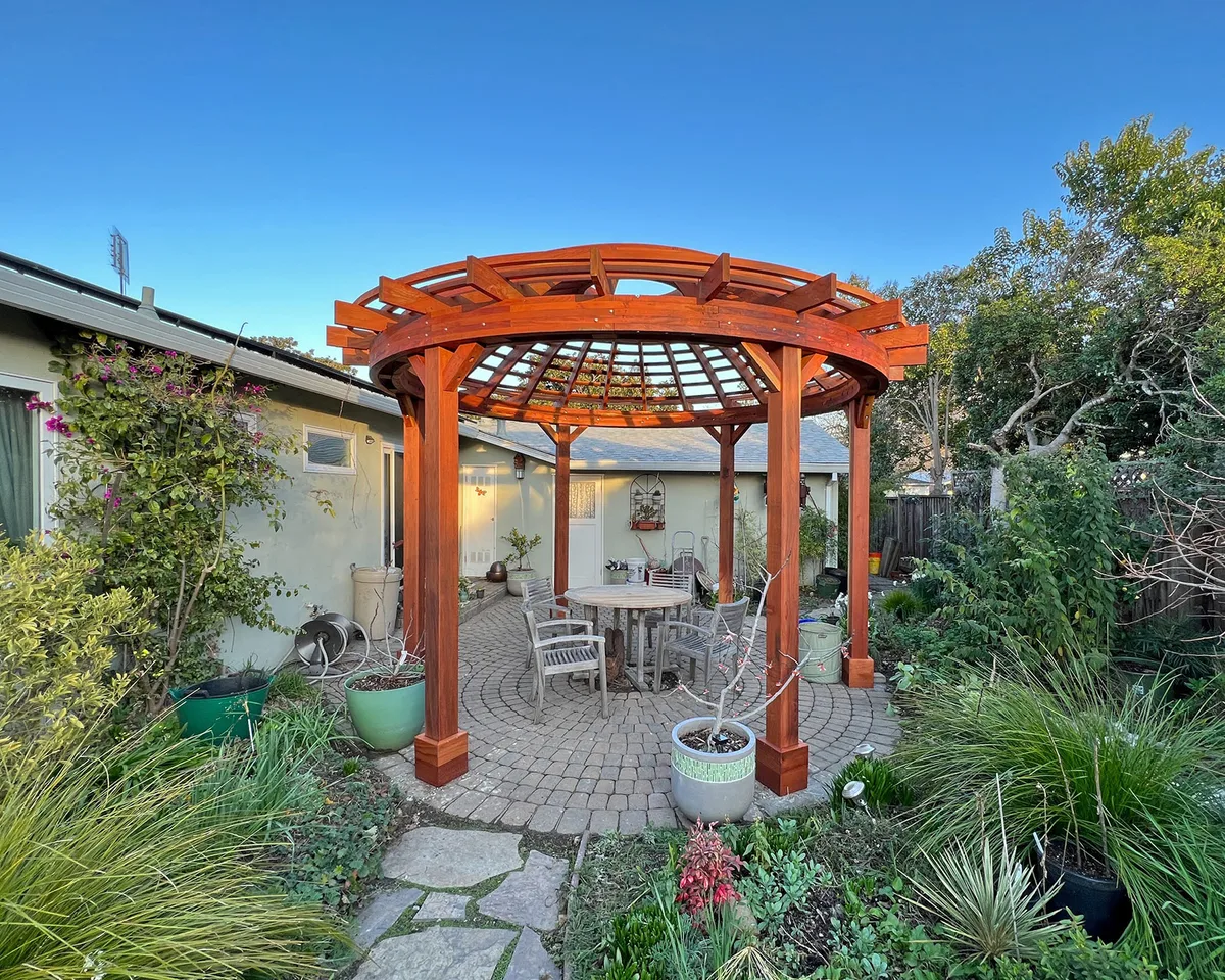 Wooden Dome Pergola
