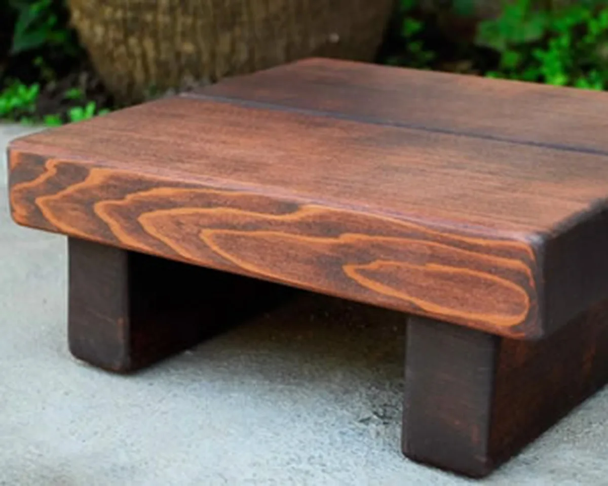 Tiny Wood Foot Stool