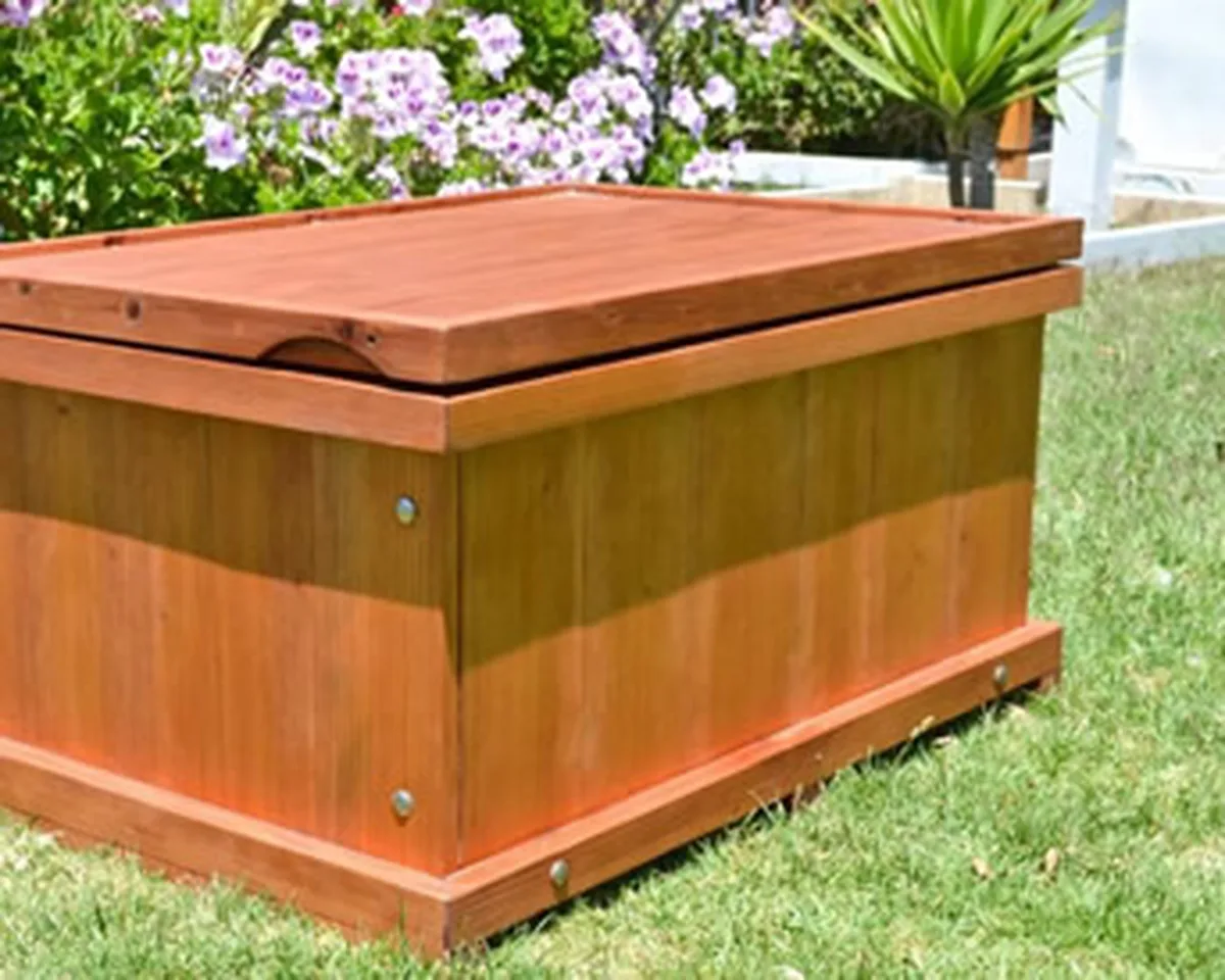 Traditional Wooden Storage Bench