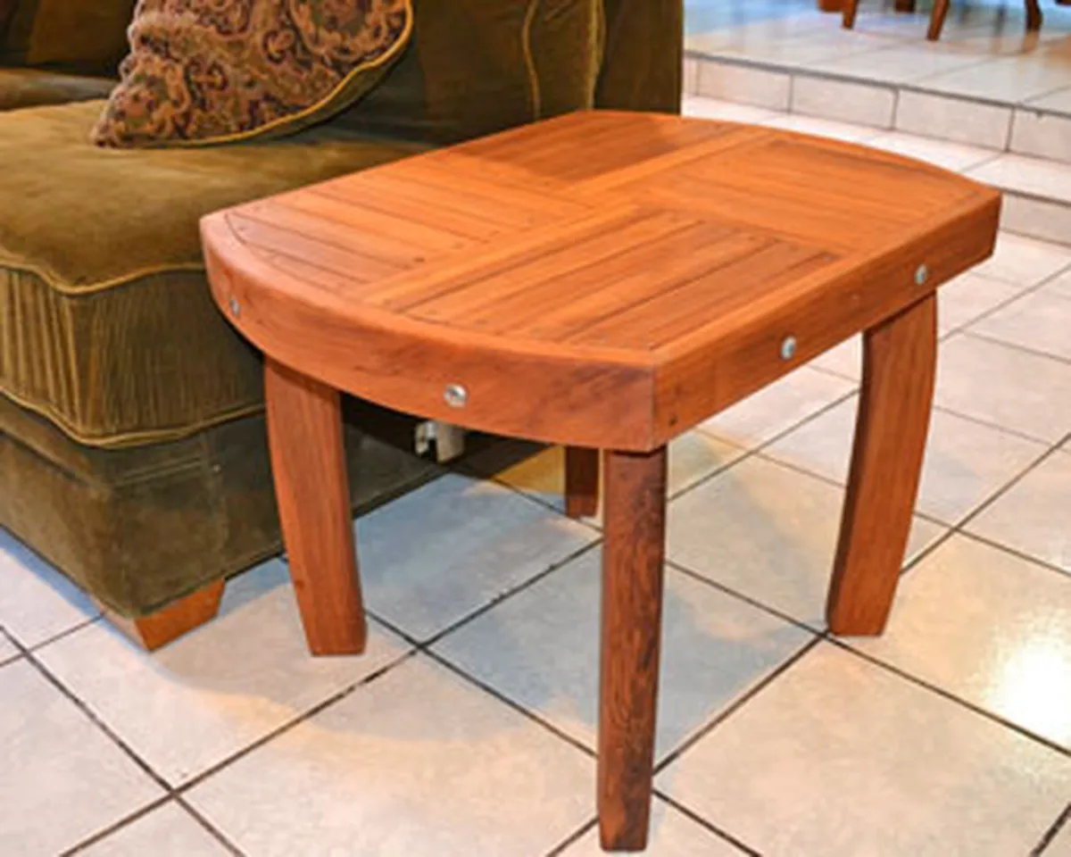 Vera's Custom Wood Side Table