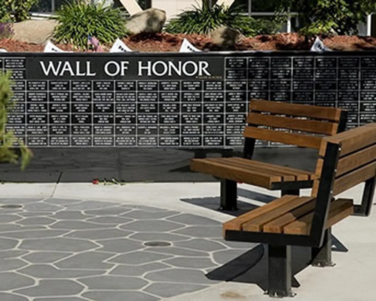 Veterans Wood Bench